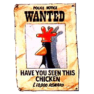 Wanted: Feathers McGraw!